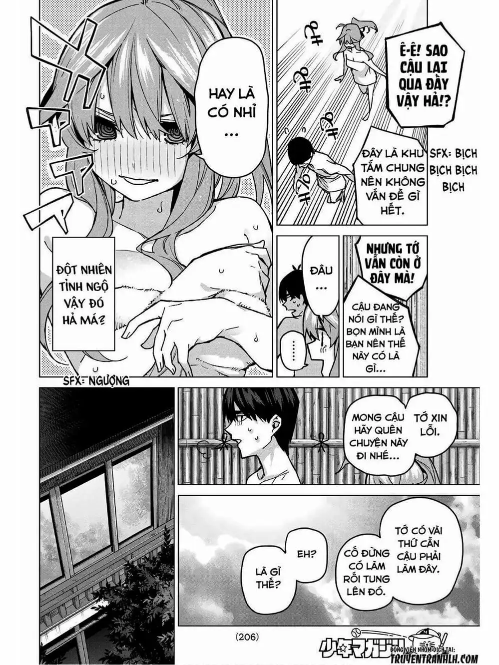 Truyện Tranh Nhà Có 5 Nàng Dâu - Gotoubun No Hanayome trang 6