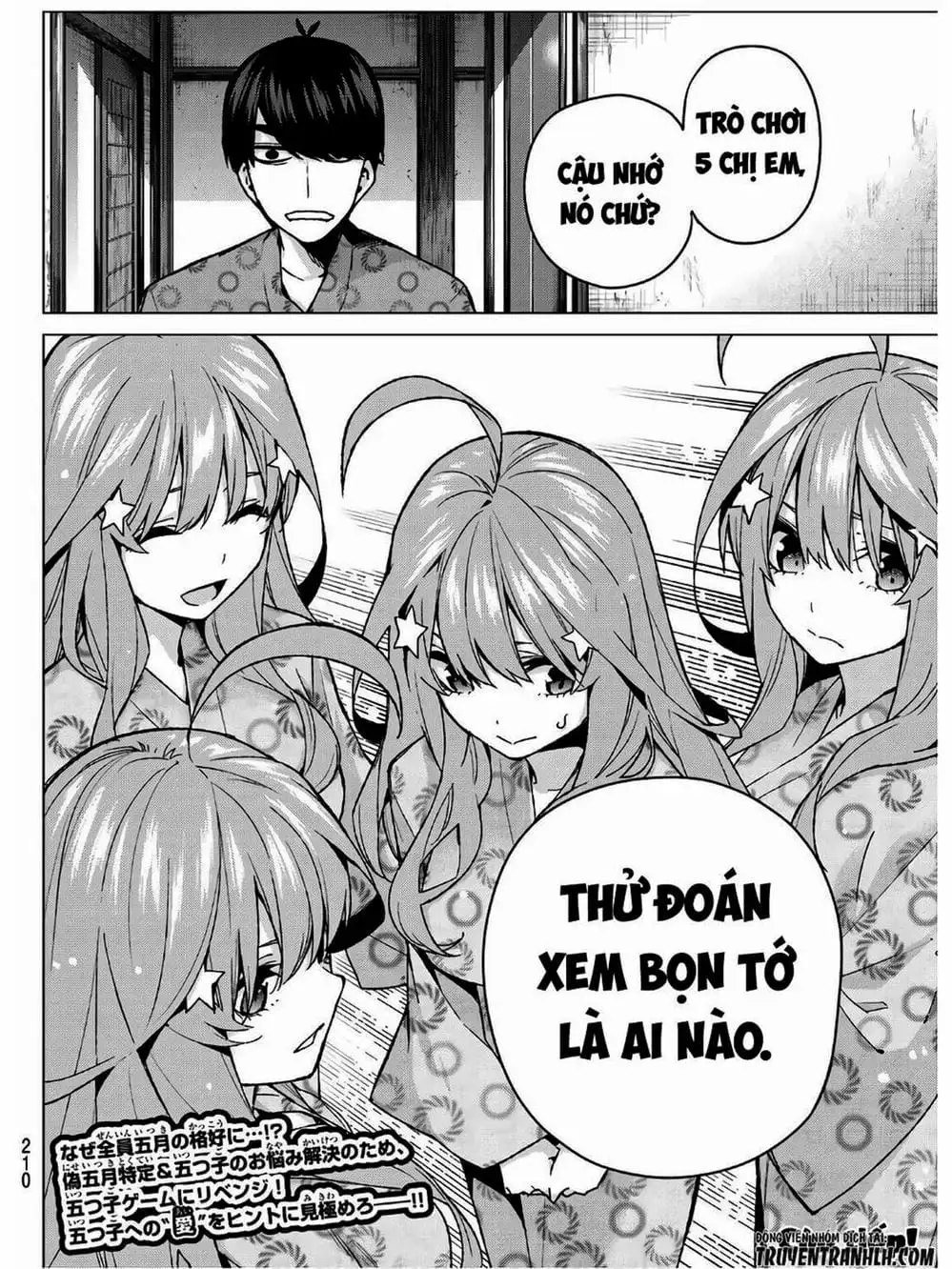 Truyện Tranh Nhà Có 5 Nàng Dâu - Gotoubun No Hanayome trang 6