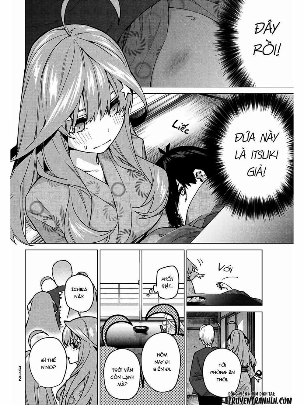 Truyện Tranh Nhà Có 5 Nàng Dâu - Gotoubun No Hanayome trang 6