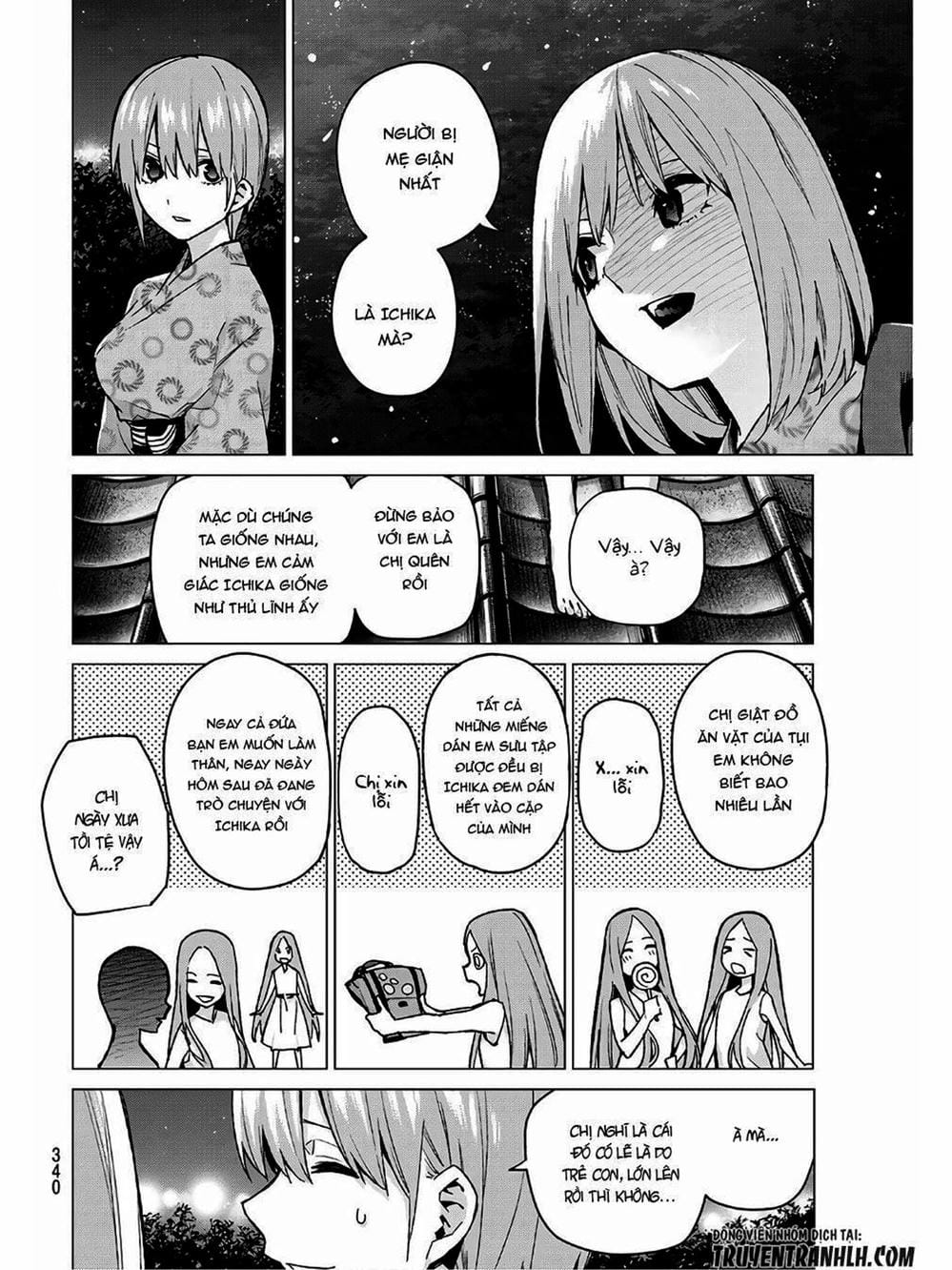 Truyện Tranh Nhà Có 5 Nàng Dâu - Gotoubun No Hanayome trang 6