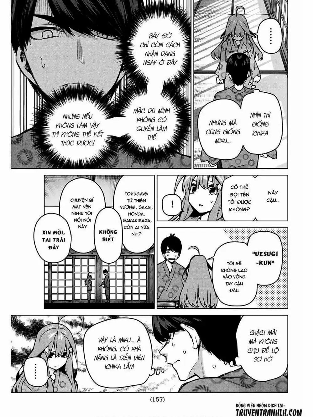 Truyện Tranh Nhà Có 5 Nàng Dâu - Gotoubun No Hanayome trang 6