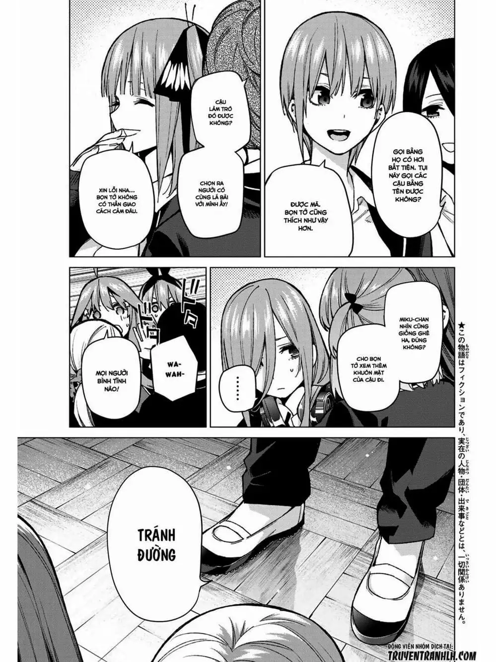 Truyện Tranh Nhà Có 5 Nàng Dâu - Gotoubun No Hanayome trang 6