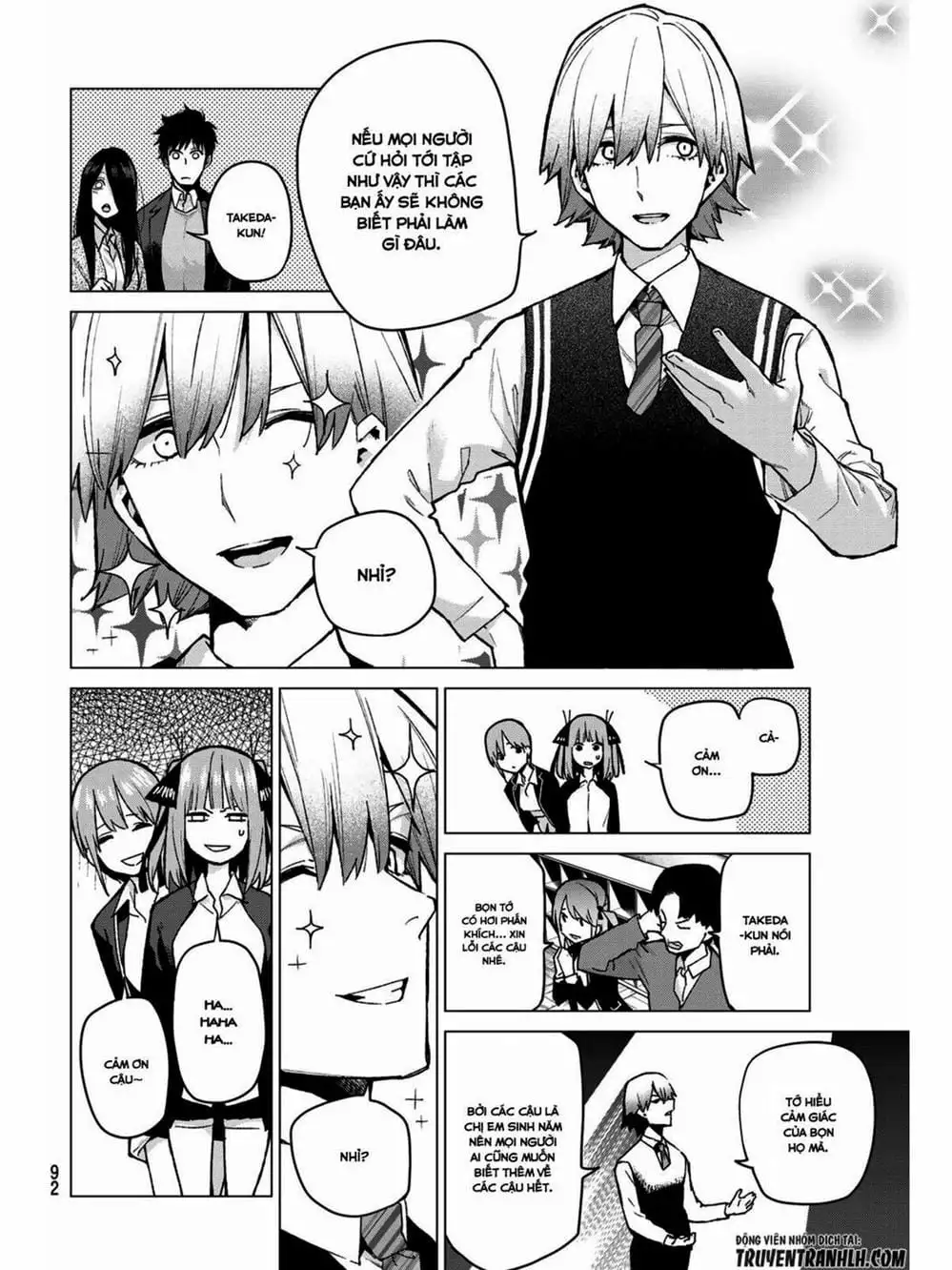 Truyện Tranh Nhà Có 5 Nàng Dâu - Gotoubun No Hanayome trang 6