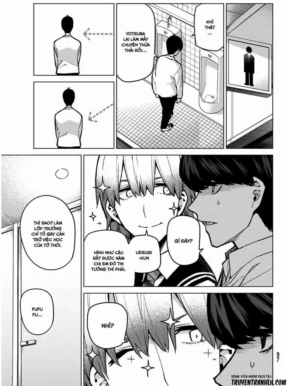 Truyện Tranh Nhà Có 5 Nàng Dâu - Gotoubun No Hanayome trang 6