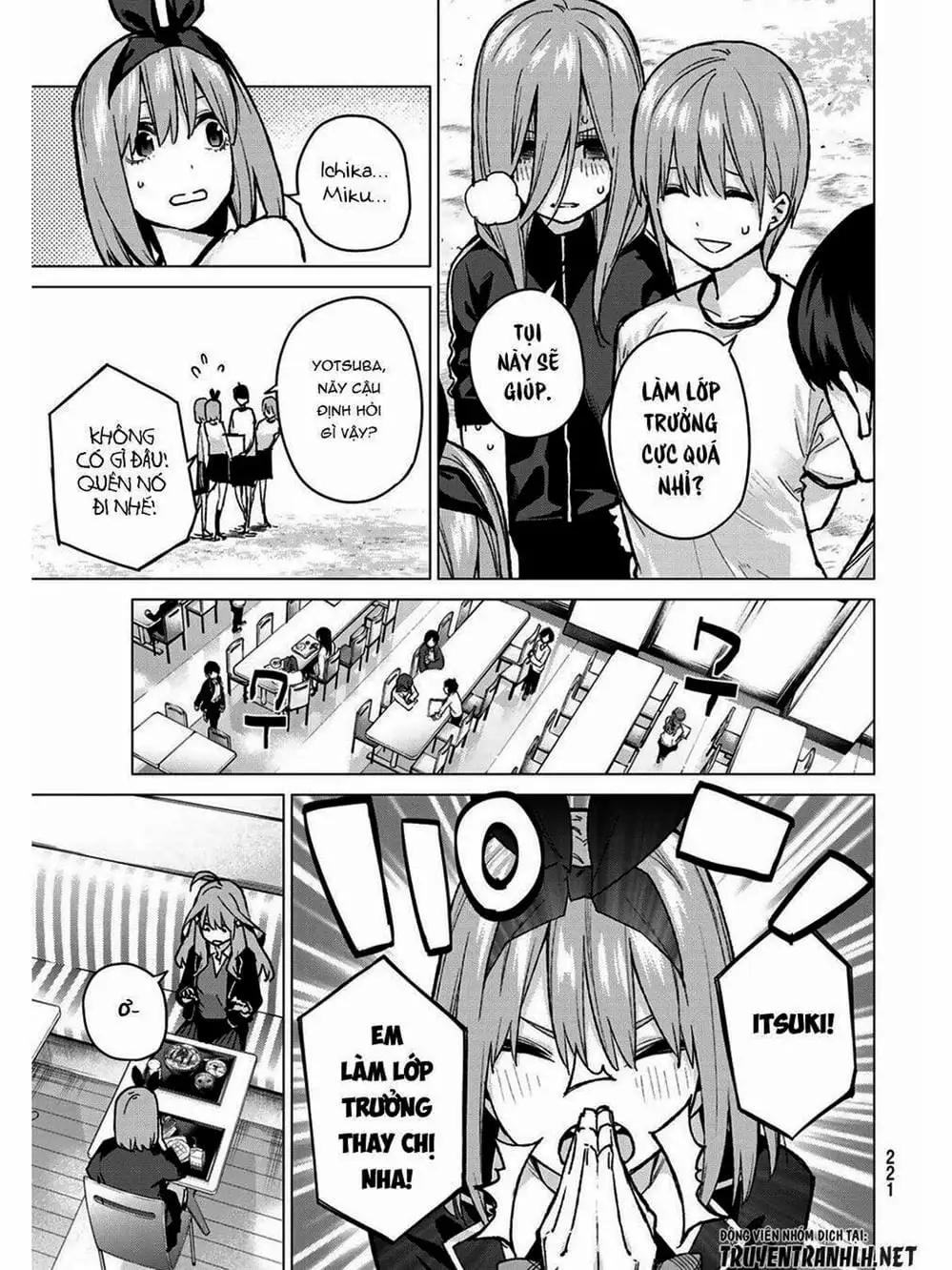 Truyện Tranh Nhà Có 5 Nàng Dâu - Gotoubun No Hanayome trang 6