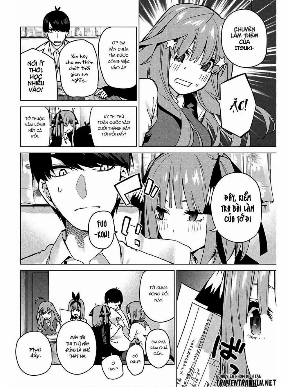 Truyện Tranh Nhà Có 5 Nàng Dâu - Gotoubun No Hanayome trang 6