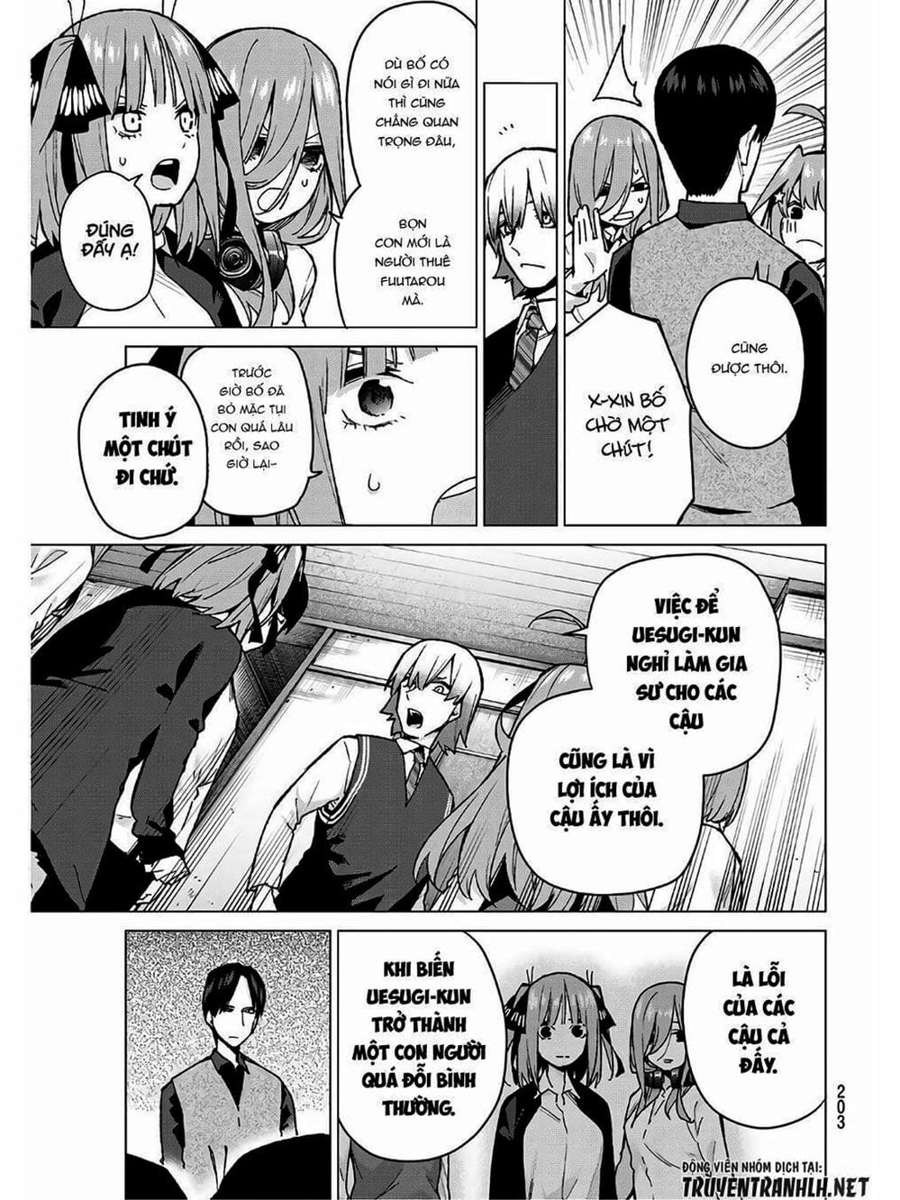 Truyện Tranh Nhà Có 5 Nàng Dâu - Gotoubun No Hanayome trang 6