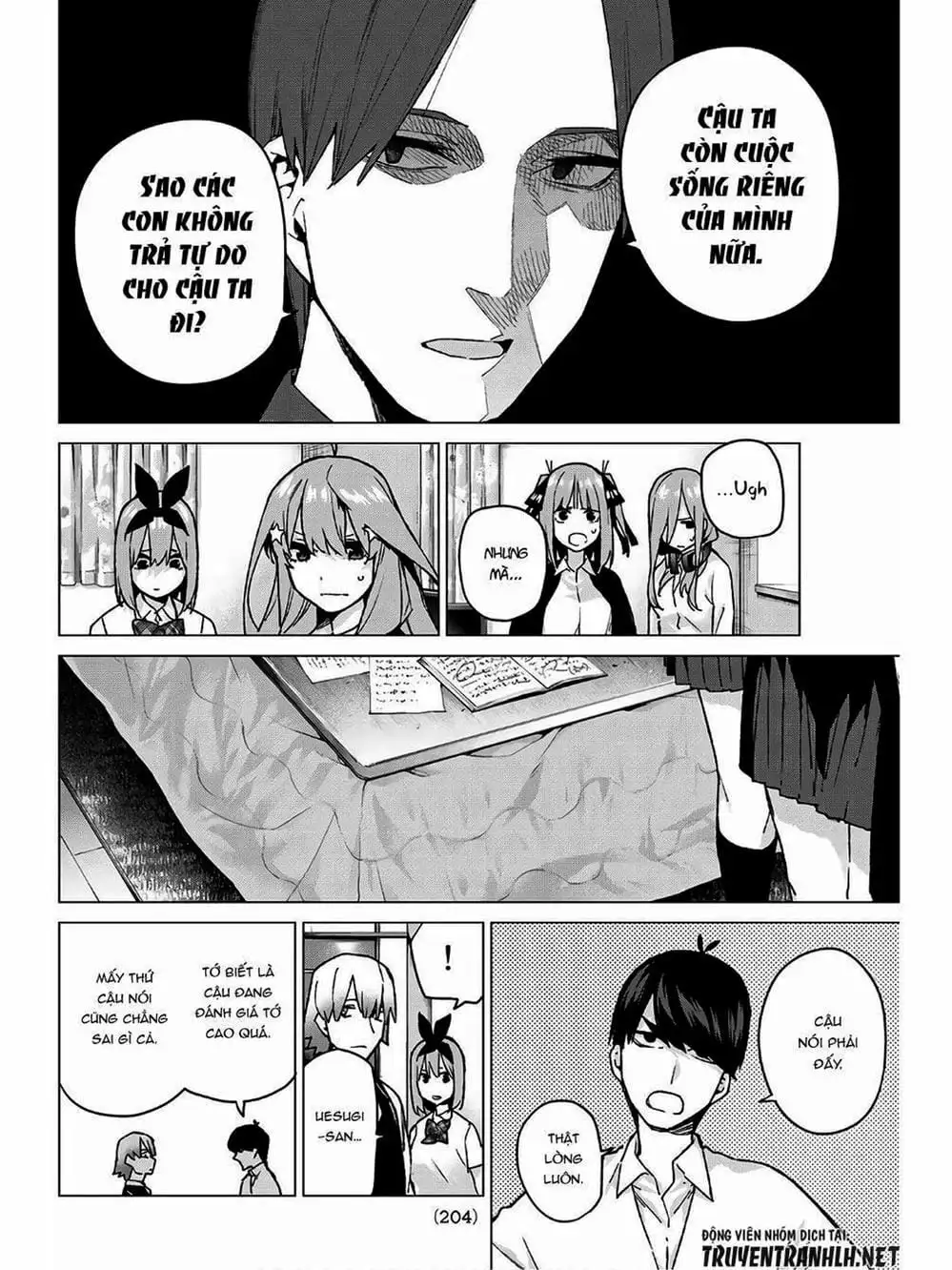 Truyện Tranh Nhà Có 5 Nàng Dâu - Gotoubun No Hanayome trang 6