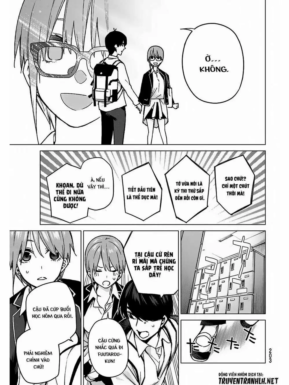 Truyện Tranh Nhà Có 5 Nàng Dâu - Gotoubun No Hanayome trang 6