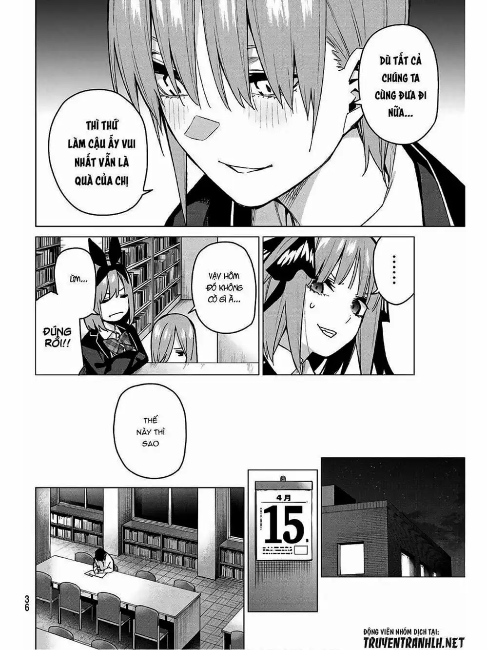 Truyện Tranh Nhà Có 5 Nàng Dâu - Gotoubun No Hanayome trang 6