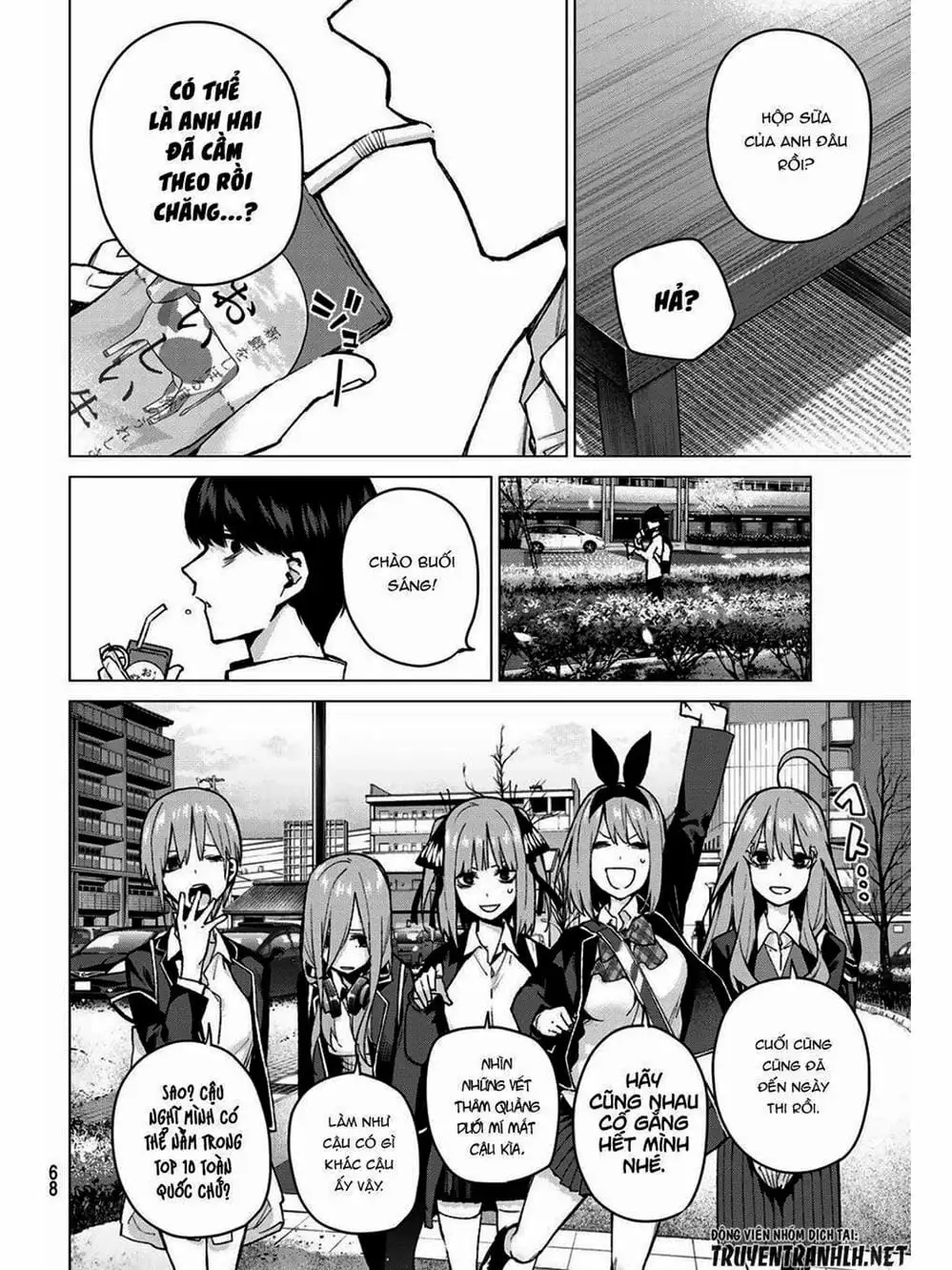 Truyện Tranh Nhà Có 5 Nàng Dâu - Gotoubun No Hanayome trang 6