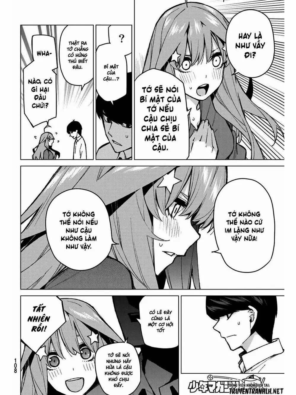 Truyện Tranh Nhà Có 5 Nàng Dâu - Gotoubun No Hanayome trang 6