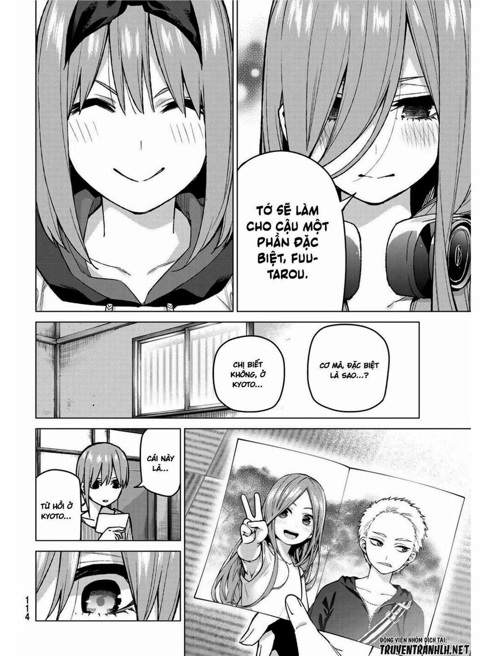 Truyện Tranh Nhà Có 5 Nàng Dâu - Gotoubun No Hanayome trang 6