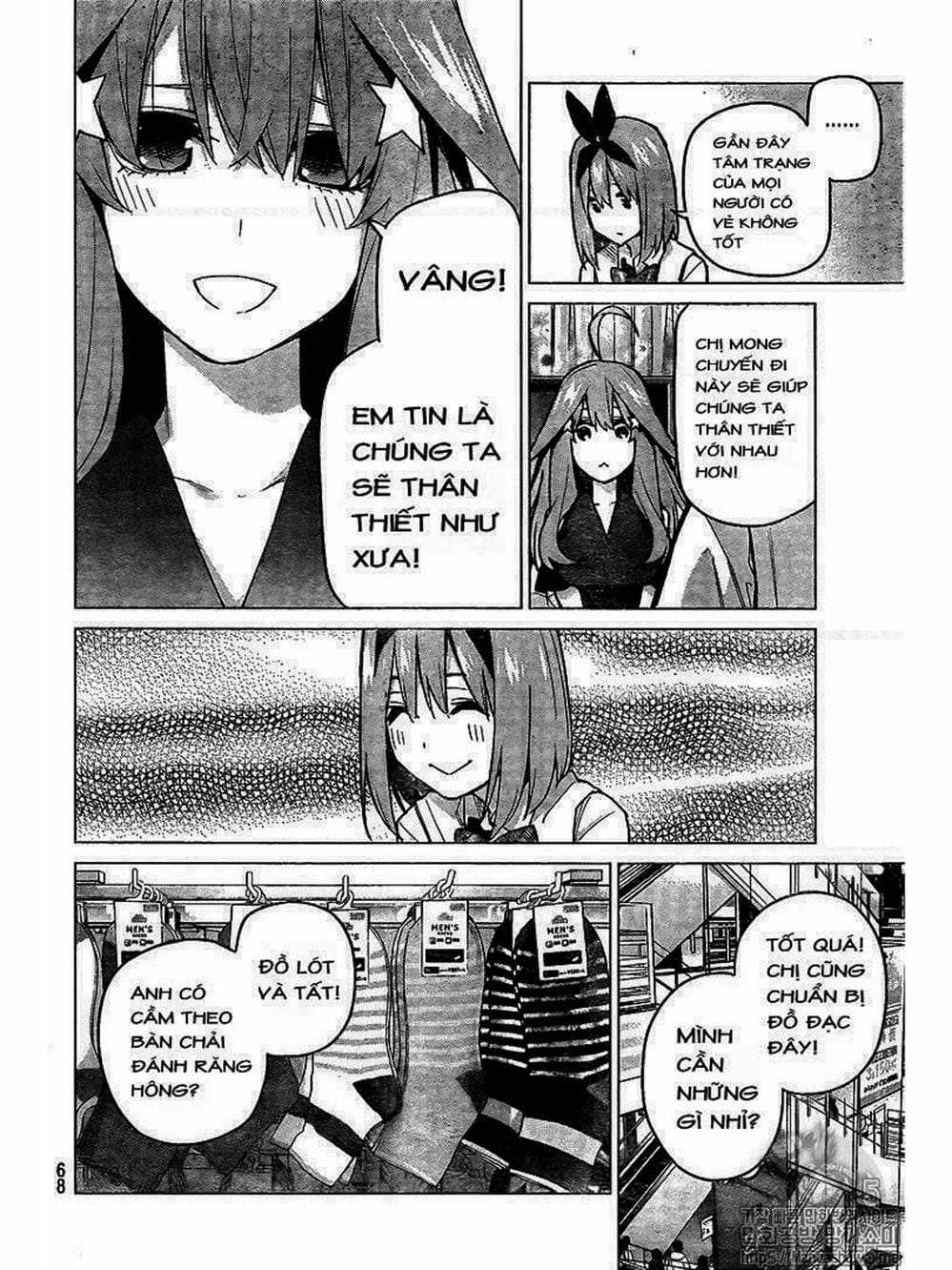 Truyện Tranh Nhà Có 5 Nàng Dâu - Gotoubun No Hanayome trang 6