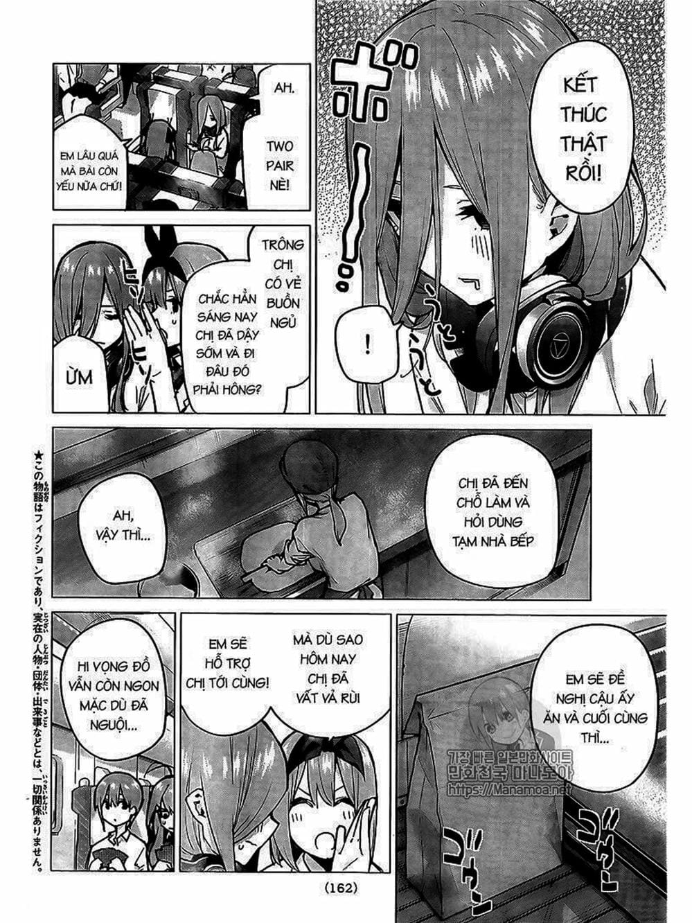 Truyện Tranh Nhà Có 5 Nàng Dâu - Gotoubun No Hanayome trang 6