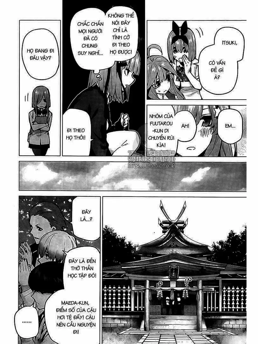 Truyện Tranh Nhà Có 5 Nàng Dâu - Gotoubun No Hanayome trang 6