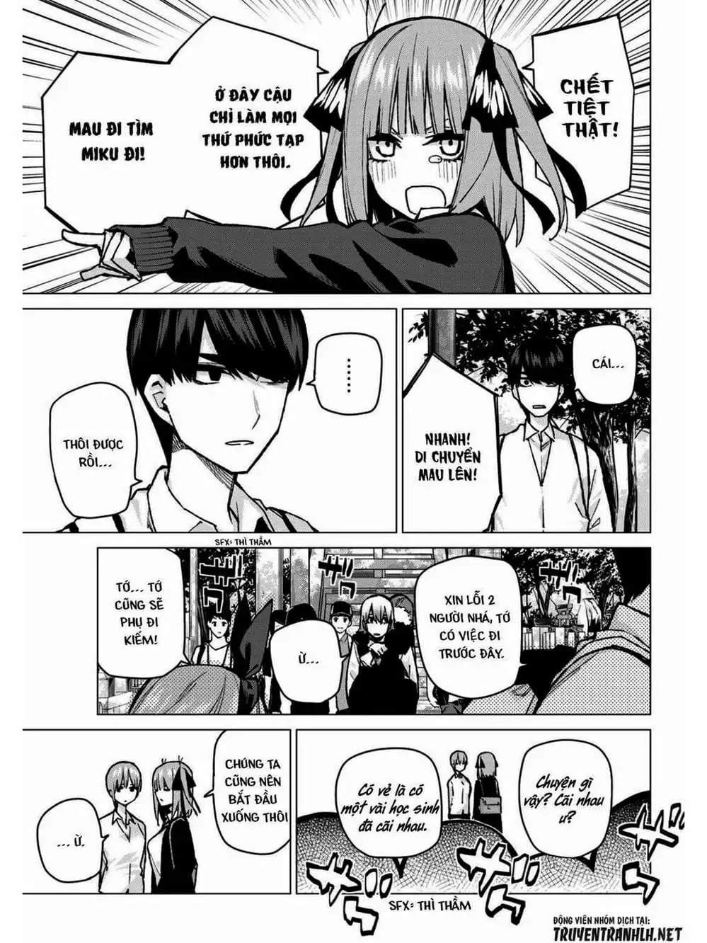 Truyện Tranh Nhà Có 5 Nàng Dâu - Gotoubun No Hanayome trang 6