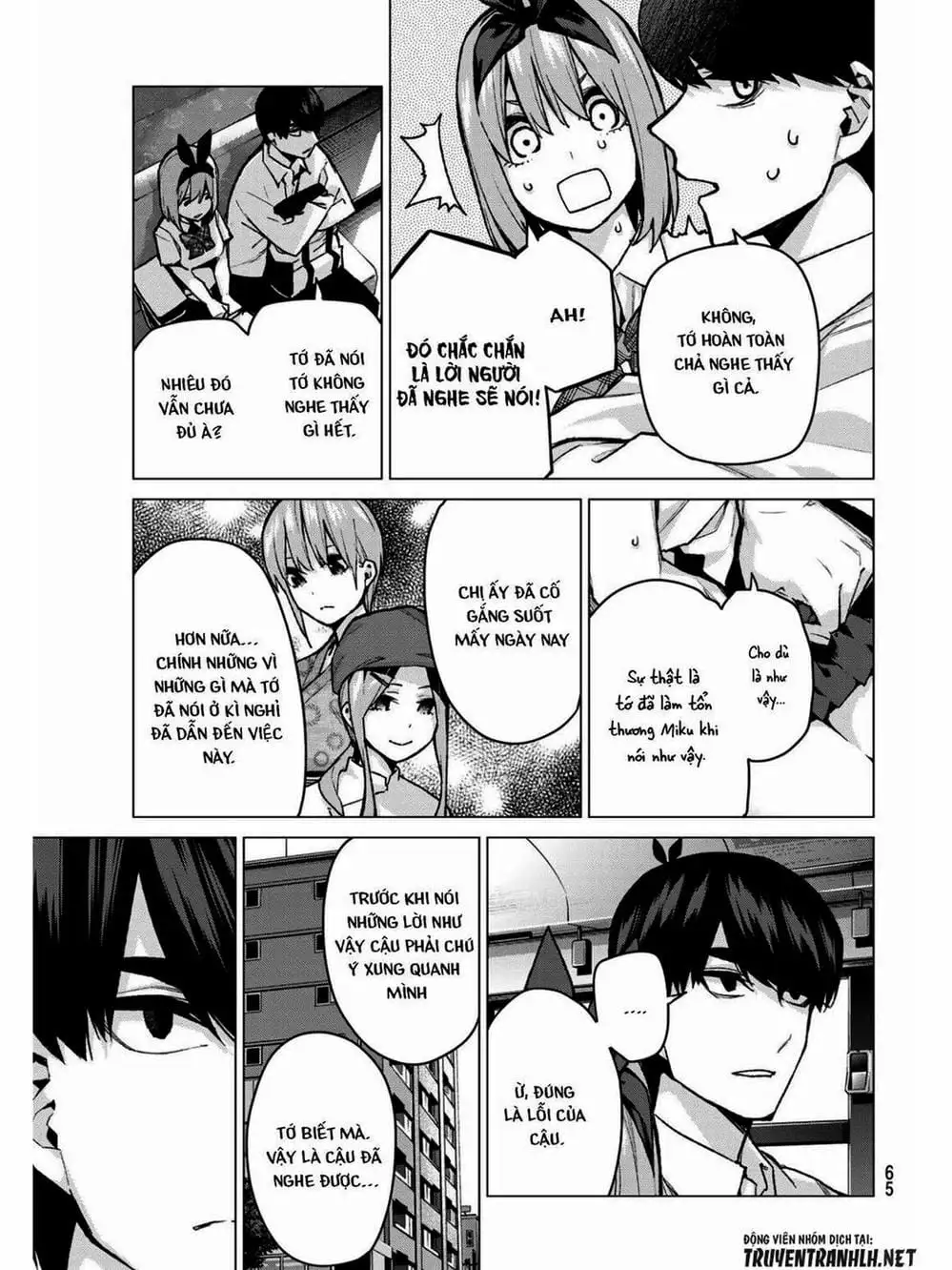 Truyện Tranh Nhà Có 5 Nàng Dâu - Gotoubun No Hanayome trang 6