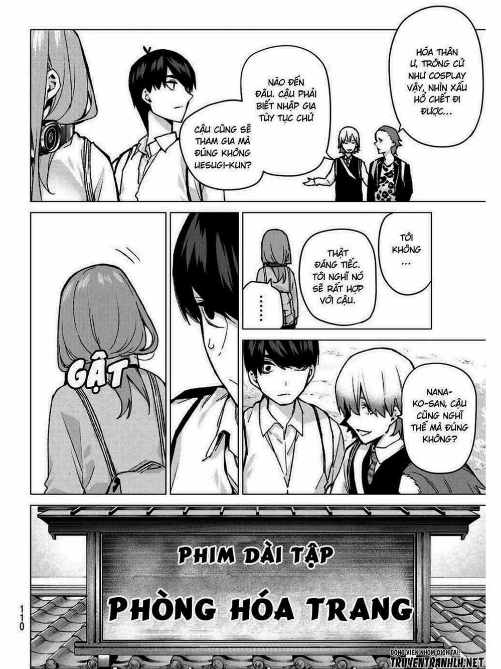 Truyện Tranh Nhà Có 5 Nàng Dâu - Gotoubun No Hanayome trang 6