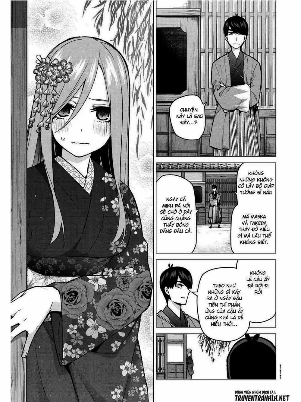 Truyện Tranh Nhà Có 5 Nàng Dâu - Gotoubun No Hanayome trang 6