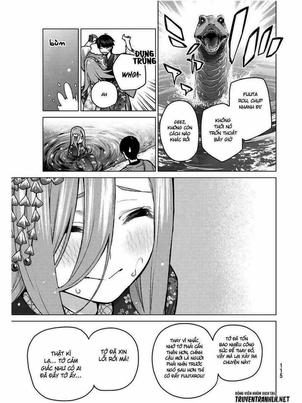 Truyện Tranh Nhà Có 5 Nàng Dâu - Gotoubun No Hanayome trang 6