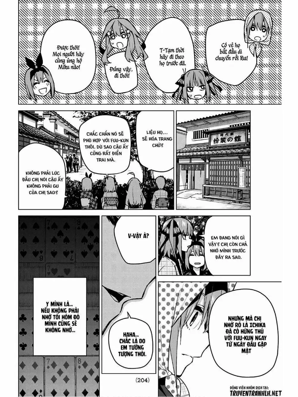 Truyện Tranh Nhà Có 5 Nàng Dâu - Gotoubun No Hanayome trang 6