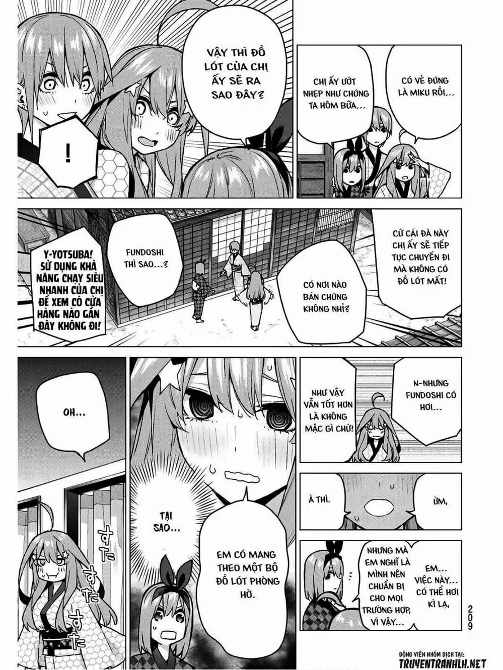 Truyện Tranh Nhà Có 5 Nàng Dâu - Gotoubun No Hanayome trang 6