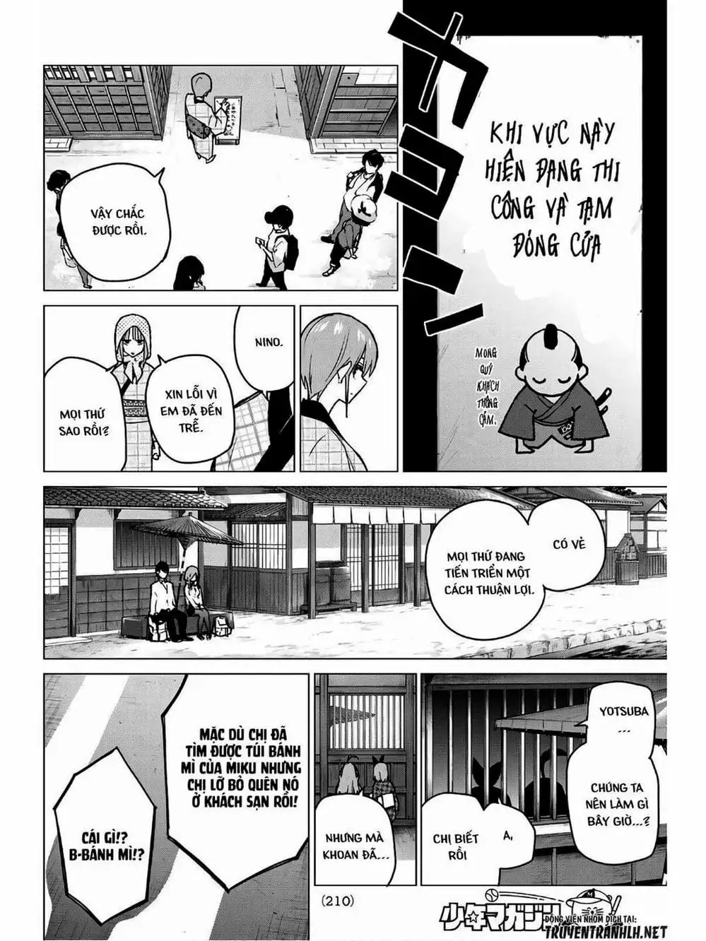 Truyện Tranh Nhà Có 5 Nàng Dâu - Gotoubun No Hanayome trang 6