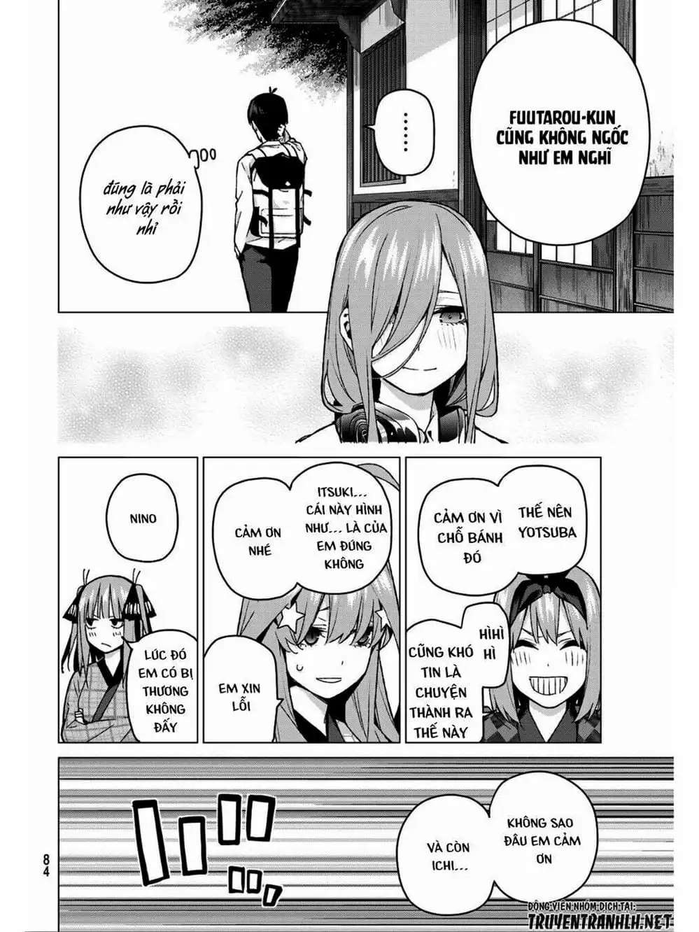 Truyện Tranh Nhà Có 5 Nàng Dâu - Gotoubun No Hanayome trang 6