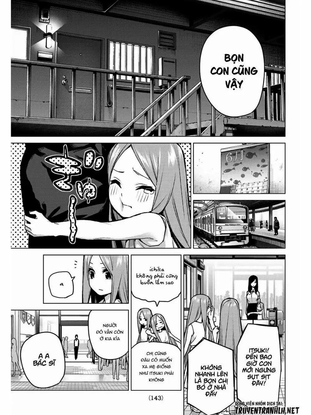 Truyện Tranh Nhà Có 5 Nàng Dâu - Gotoubun No Hanayome trang 6