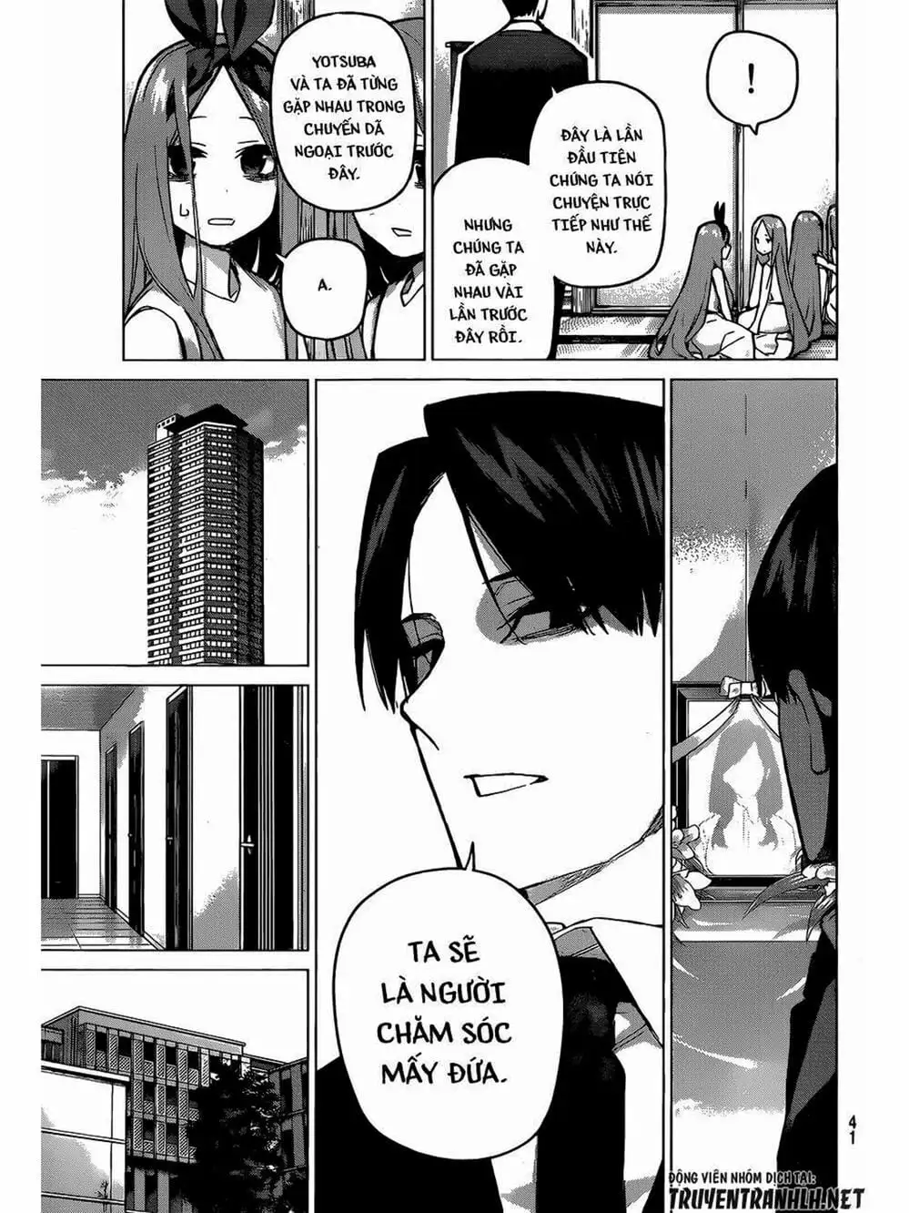 Truyện Tranh Nhà Có 5 Nàng Dâu - Gotoubun No Hanayome trang 6