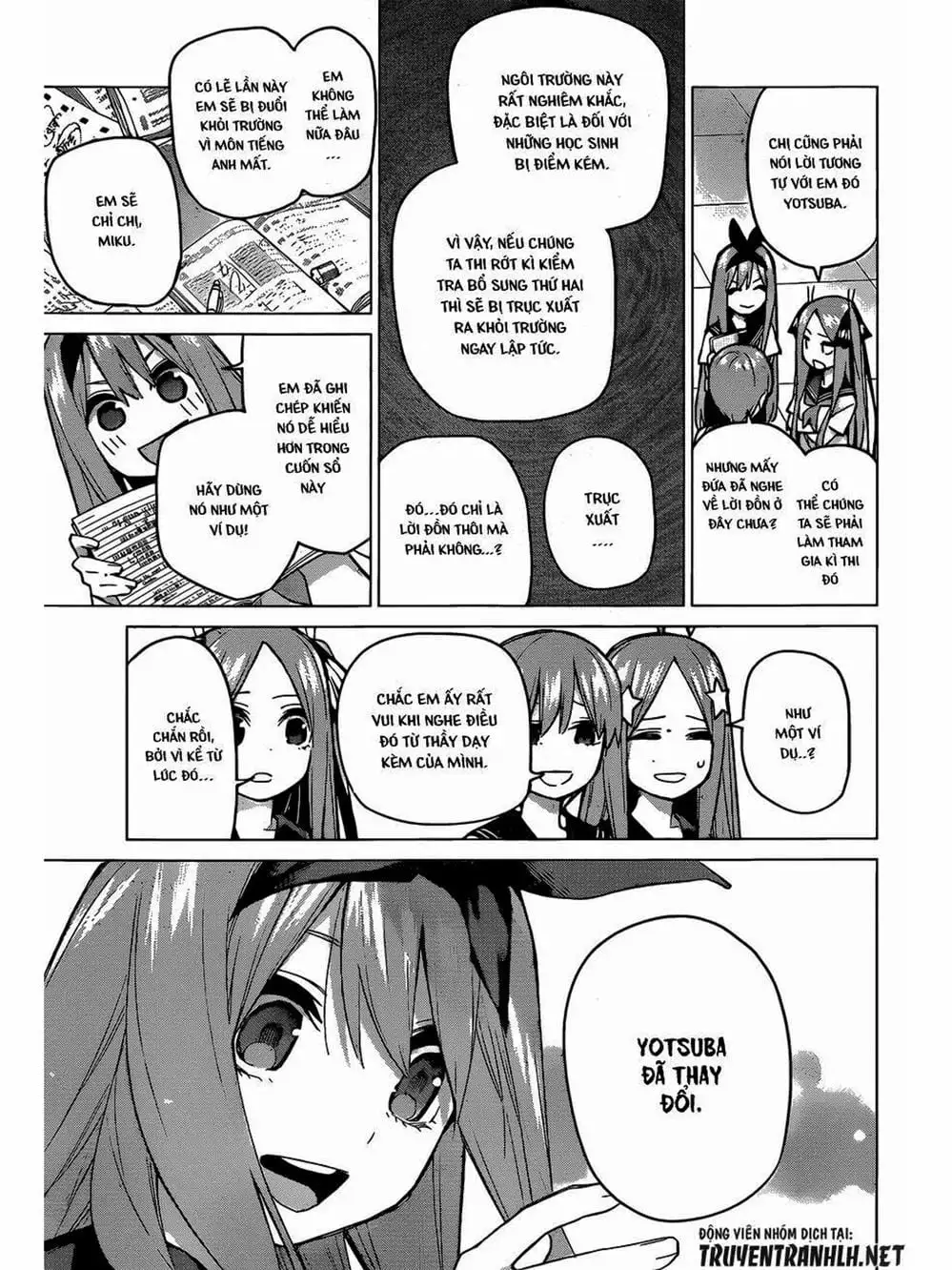 Truyện Tranh Nhà Có 5 Nàng Dâu - Gotoubun No Hanayome trang 6