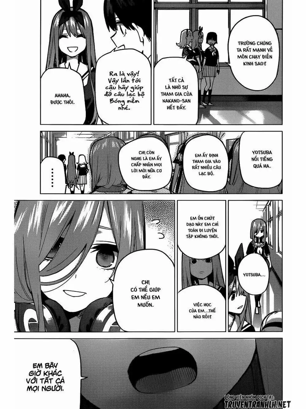 Truyện Tranh Nhà Có 5 Nàng Dâu - Gotoubun No Hanayome trang 6