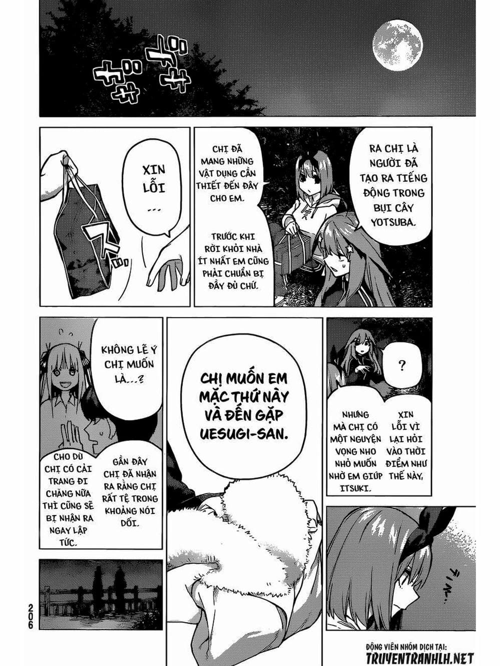 Truyện Tranh Nhà Có 5 Nàng Dâu - Gotoubun No Hanayome trang 6