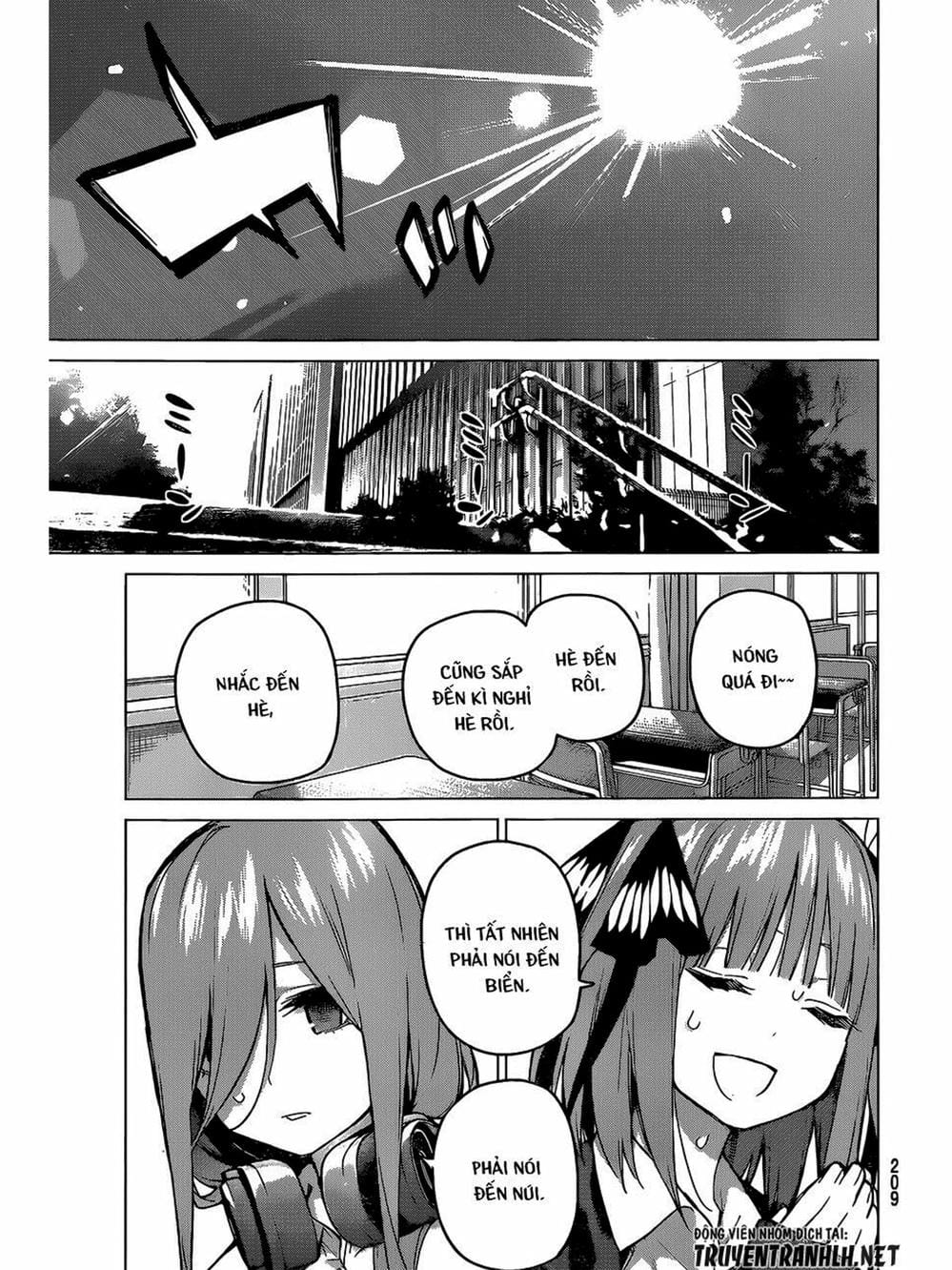 Truyện Tranh Nhà Có 5 Nàng Dâu - Gotoubun No Hanayome trang 6