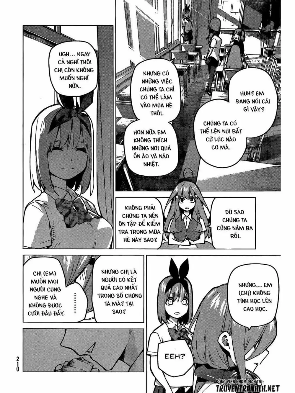 Truyện Tranh Nhà Có 5 Nàng Dâu - Gotoubun No Hanayome trang 6