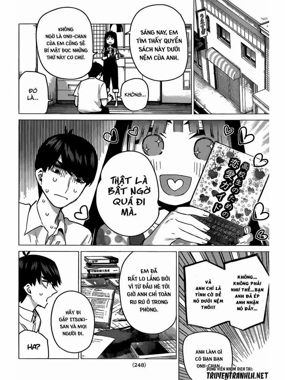 Truyện Tranh Nhà Có 5 Nàng Dâu - Gotoubun No Hanayome trang 6