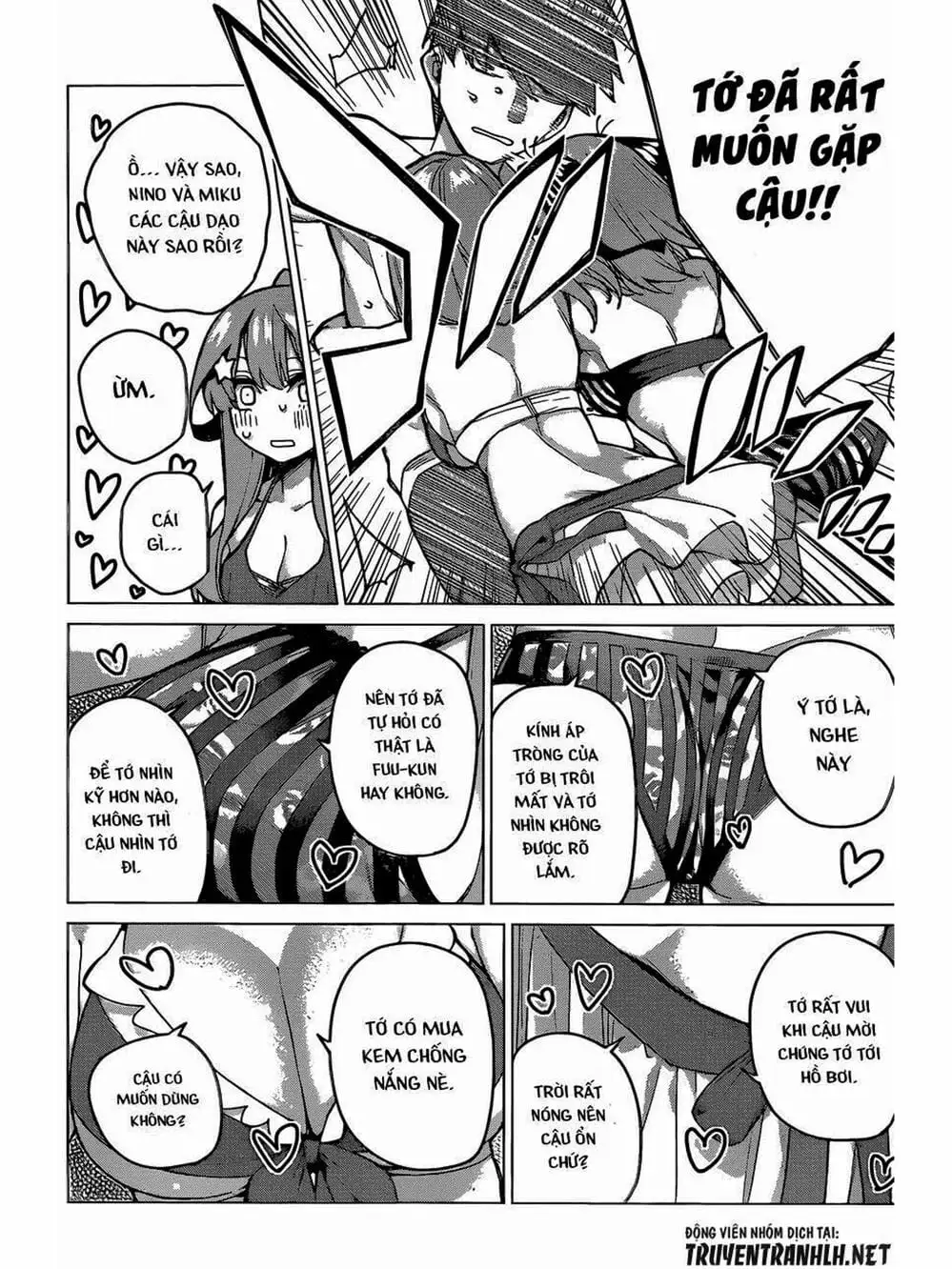 Truyện Tranh Nhà Có 5 Nàng Dâu - Gotoubun No Hanayome trang 6