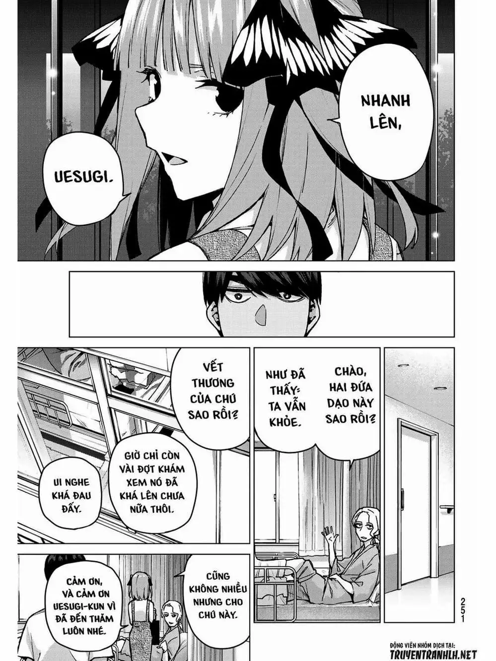 Truyện Tranh Nhà Có 5 Nàng Dâu - Gotoubun No Hanayome trang 6