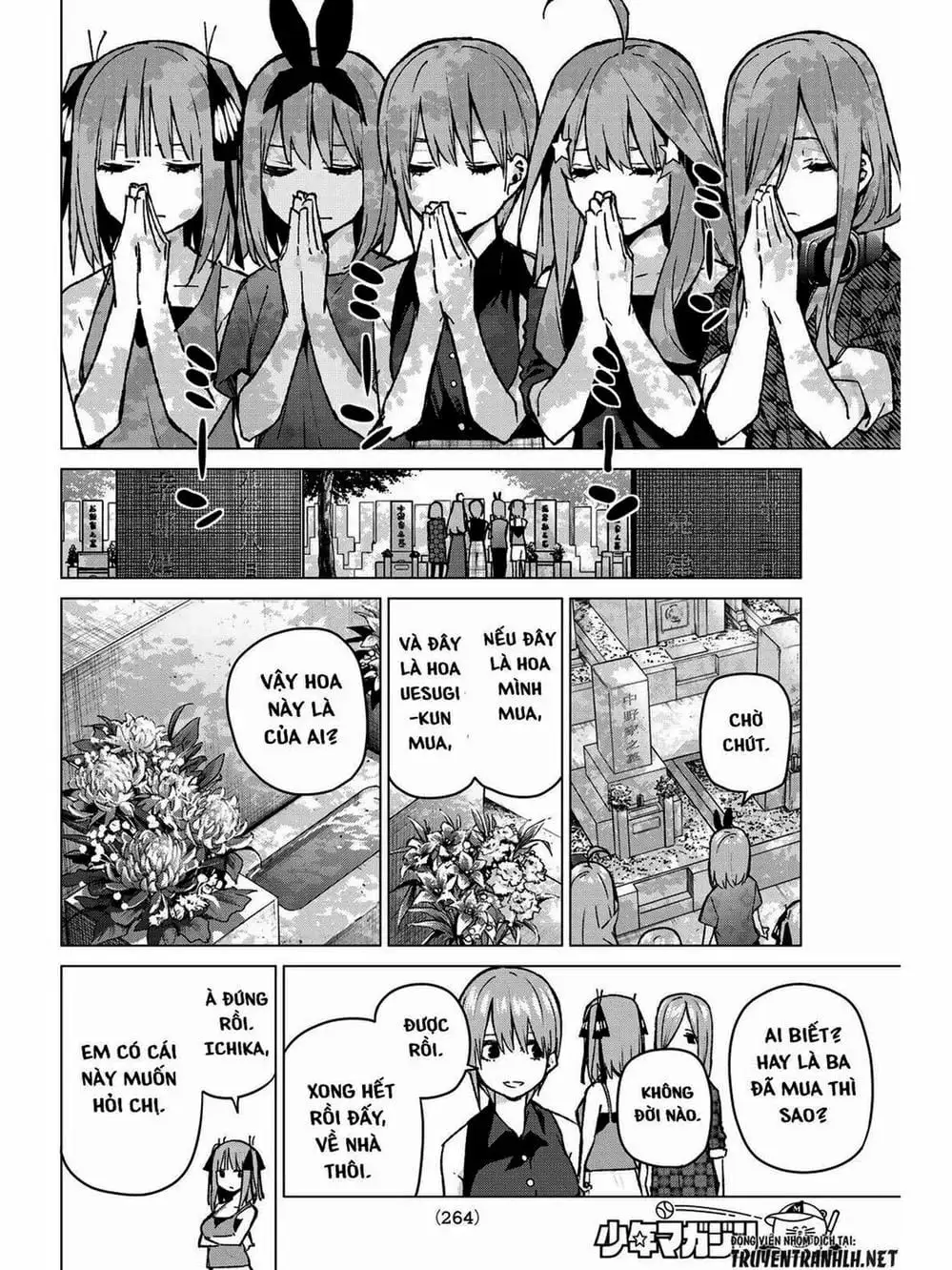 Truyện Tranh Nhà Có 5 Nàng Dâu - Gotoubun No Hanayome trang 6