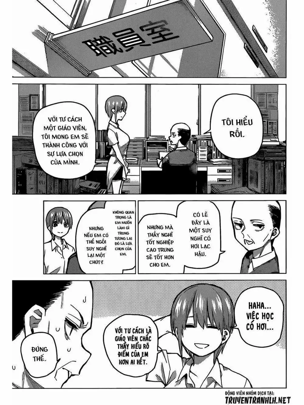 Truyện Tranh Nhà Có 5 Nàng Dâu - Gotoubun No Hanayome trang 6