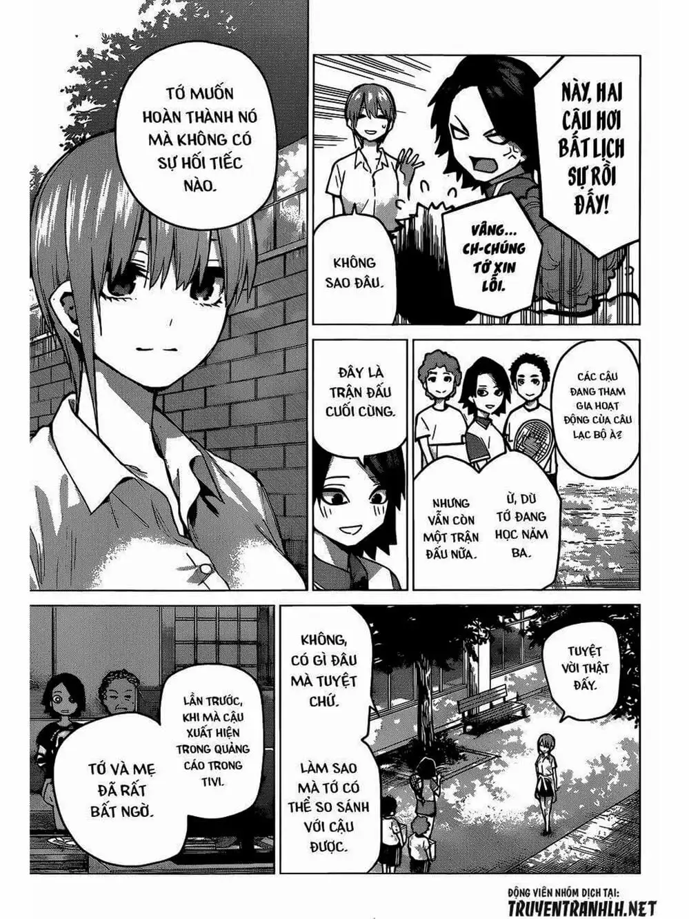 Truyện Tranh Nhà Có 5 Nàng Dâu - Gotoubun No Hanayome trang 6