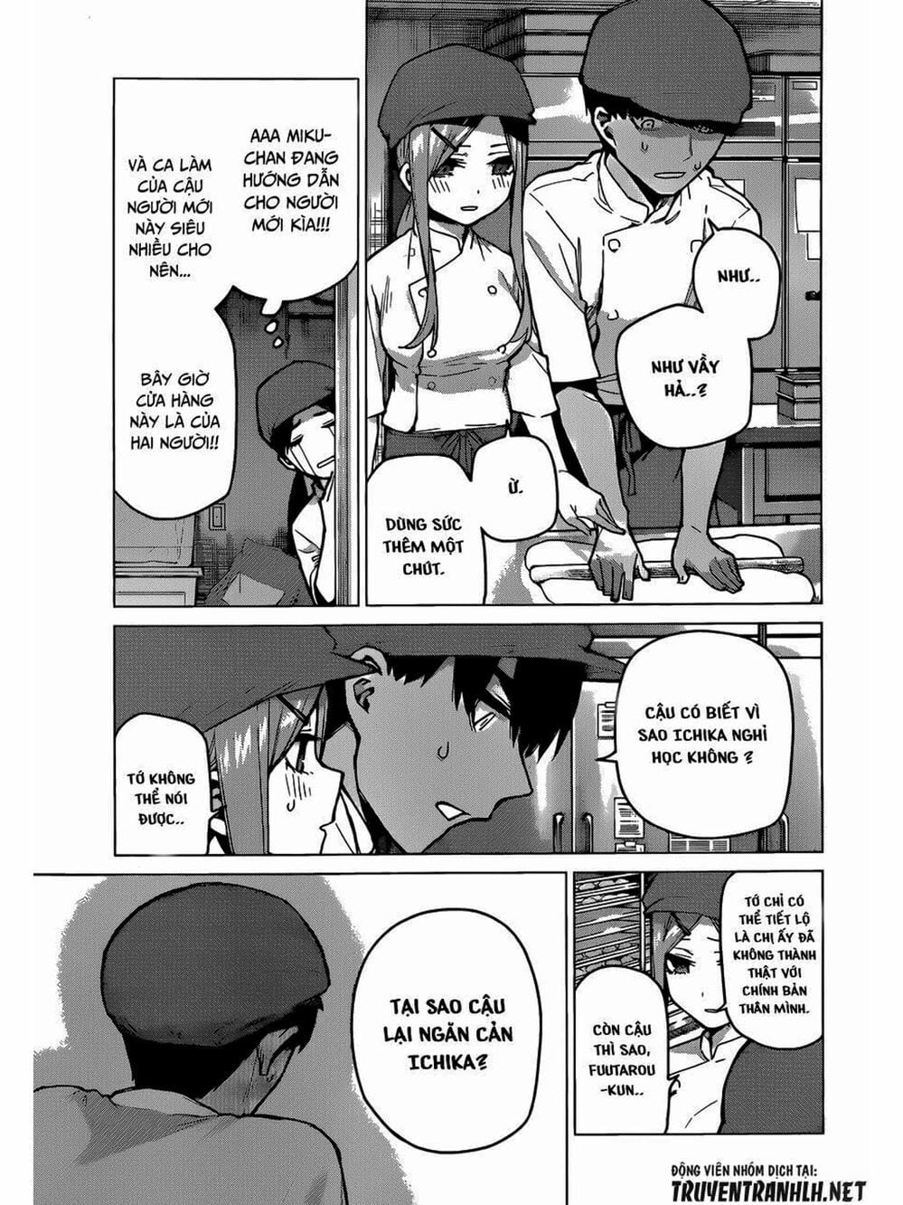 Truyện Tranh Nhà Có 5 Nàng Dâu - Gotoubun No Hanayome trang 6