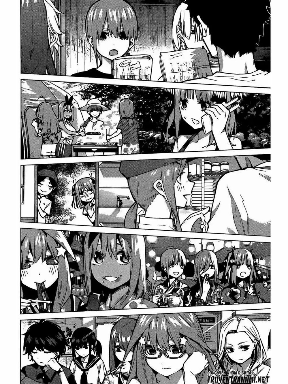 Truyện Tranh Nhà Có 5 Nàng Dâu - Gotoubun No Hanayome trang 6