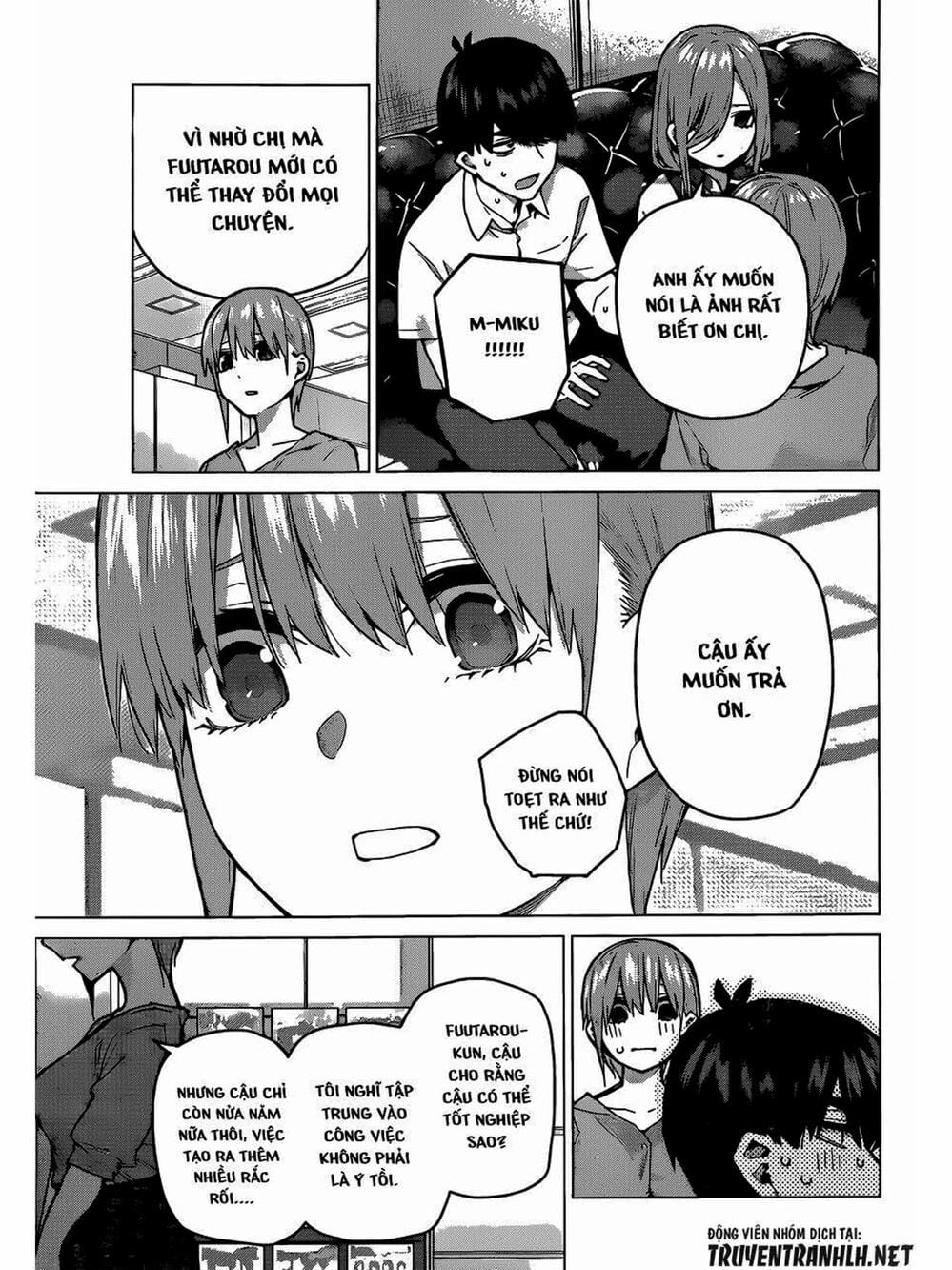 Truyện Tranh Nhà Có 5 Nàng Dâu - Gotoubun No Hanayome trang 6