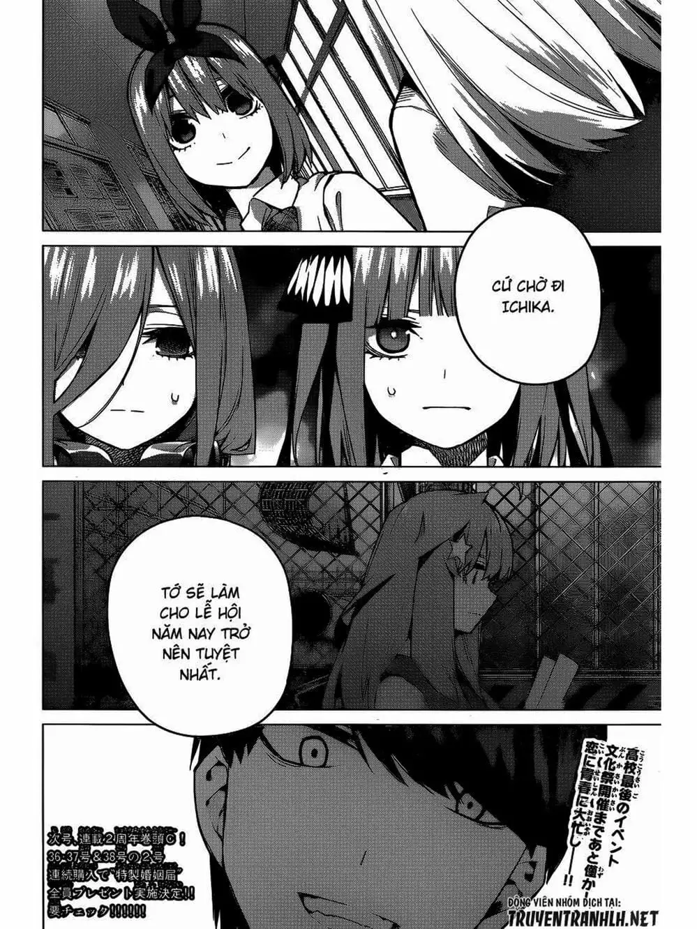 Truyện Tranh Nhà Có 5 Nàng Dâu - Gotoubun No Hanayome trang 6