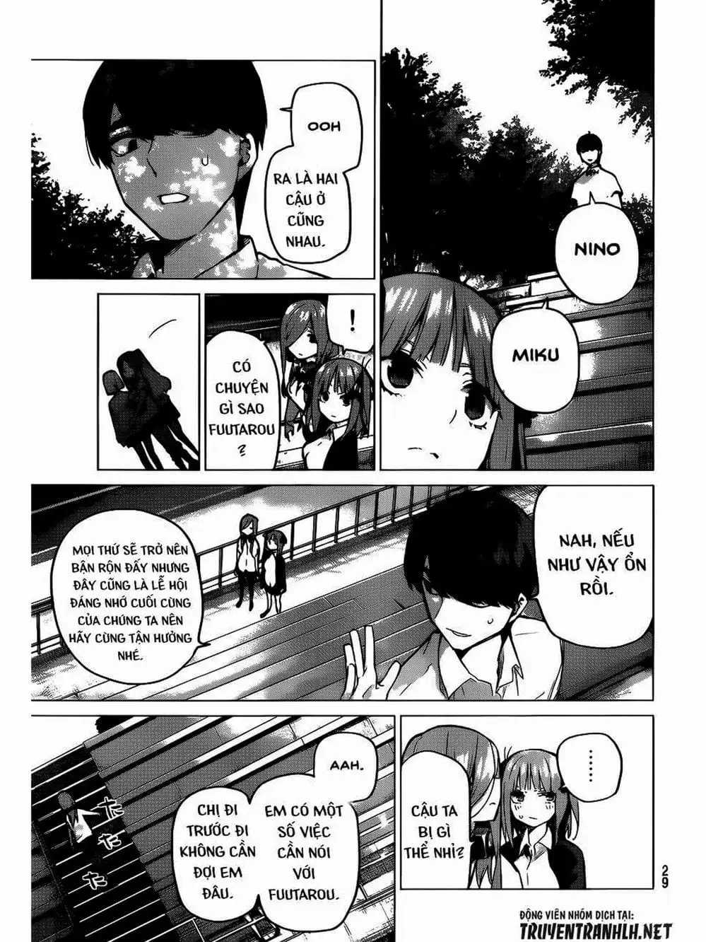 Truyện Tranh Nhà Có 5 Nàng Dâu - Gotoubun No Hanayome trang 6