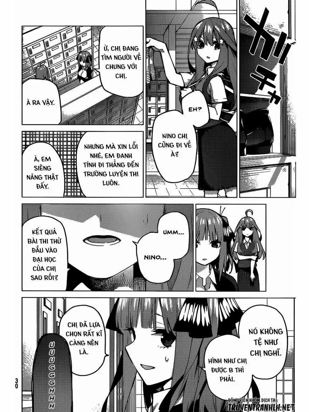 Truyện Tranh Nhà Có 5 Nàng Dâu - Gotoubun No Hanayome trang 6