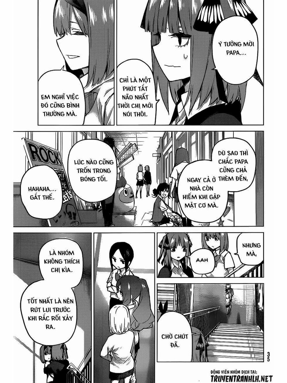 Truyện Tranh Nhà Có 5 Nàng Dâu - Gotoubun No Hanayome trang 6