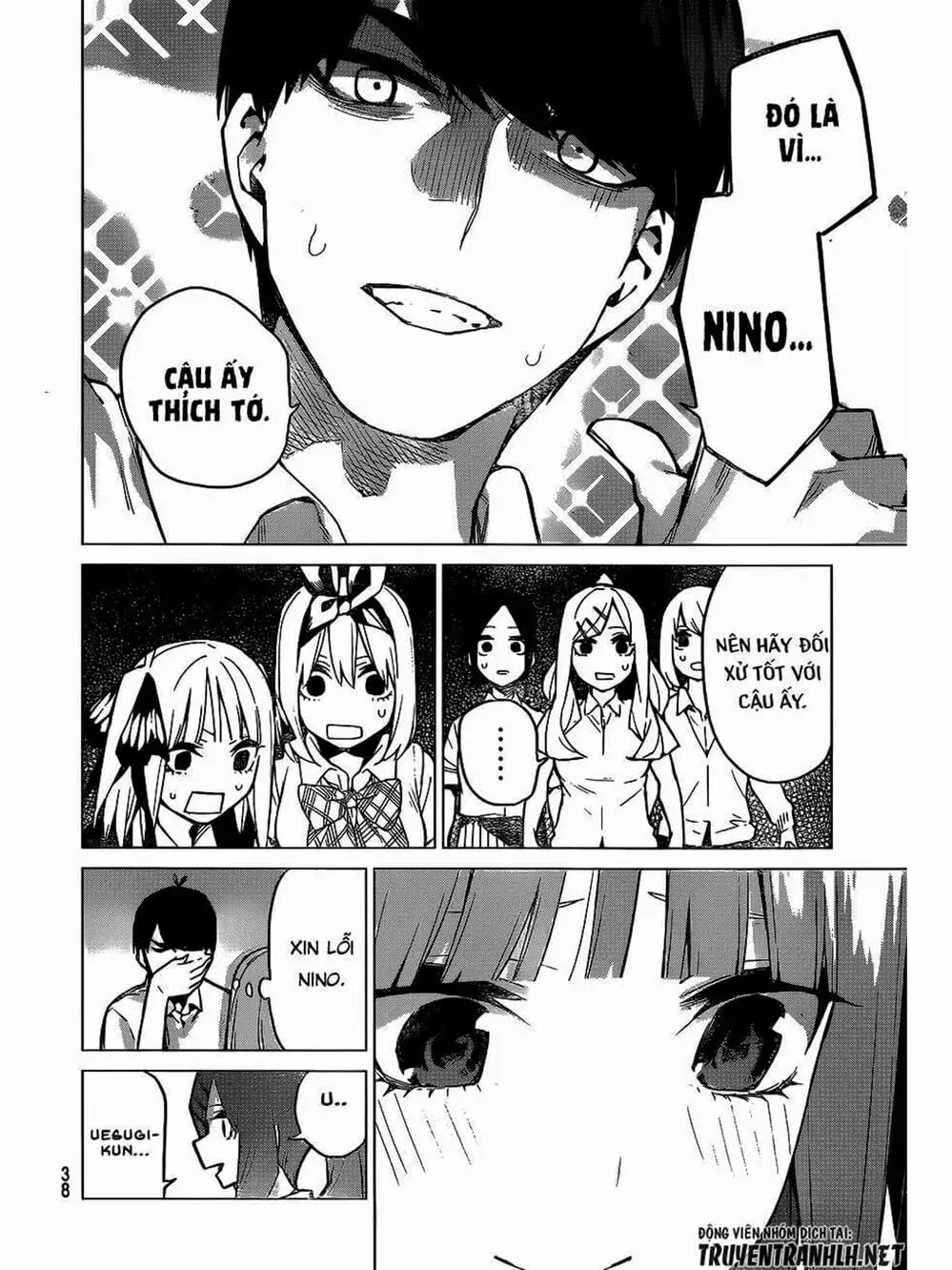 Truyện Tranh Nhà Có 5 Nàng Dâu - Gotoubun No Hanayome trang 6